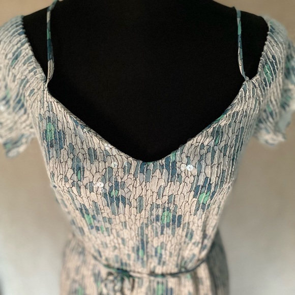 Off shoulder sequin dress by French Connection - Picture 9 of 10